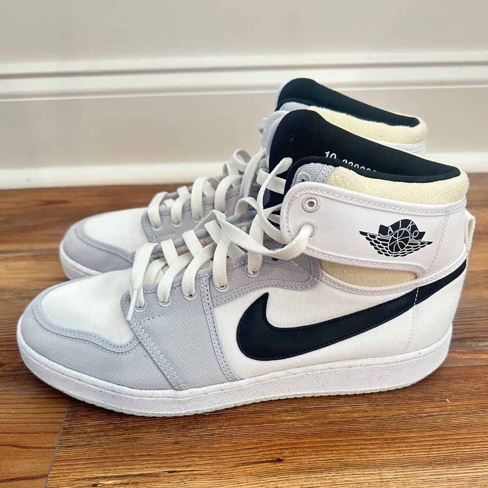 Nike AJKO Air Jordan 1 KO High Grey Fog Sail White Black Men's 10